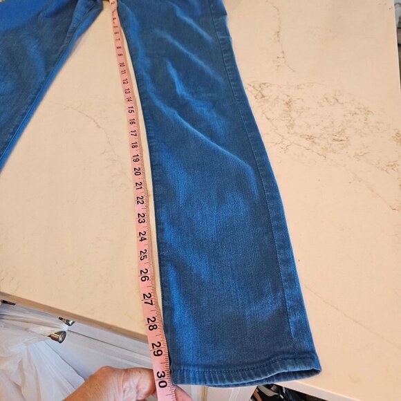 Adriano Goldschmied Size 28R The Prima Mid-Rise Cigarette Blue Mariner Jean - Picture 13 of 13